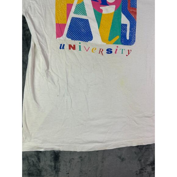 Vintage Paris University T-Shirt Size XL Collegiate Graphic Tee‎ 1980s - Picture 6 of 10